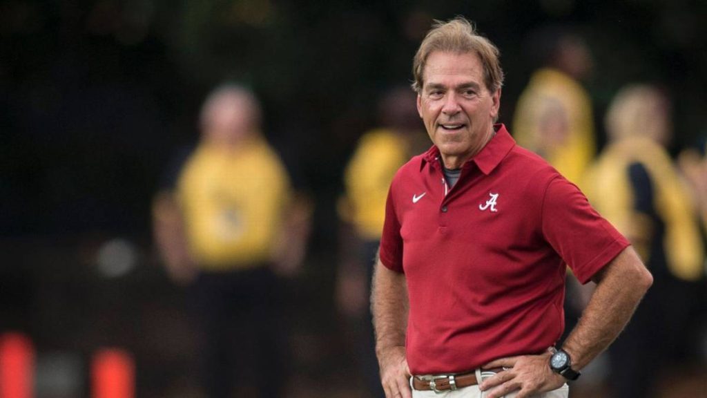 Coach Nick Saban