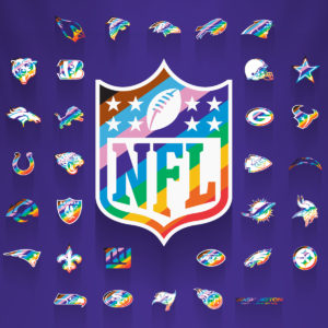 logo LGTBQ+ de la NFL