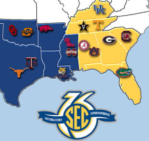 los 16 equipos de la SEC para 2025