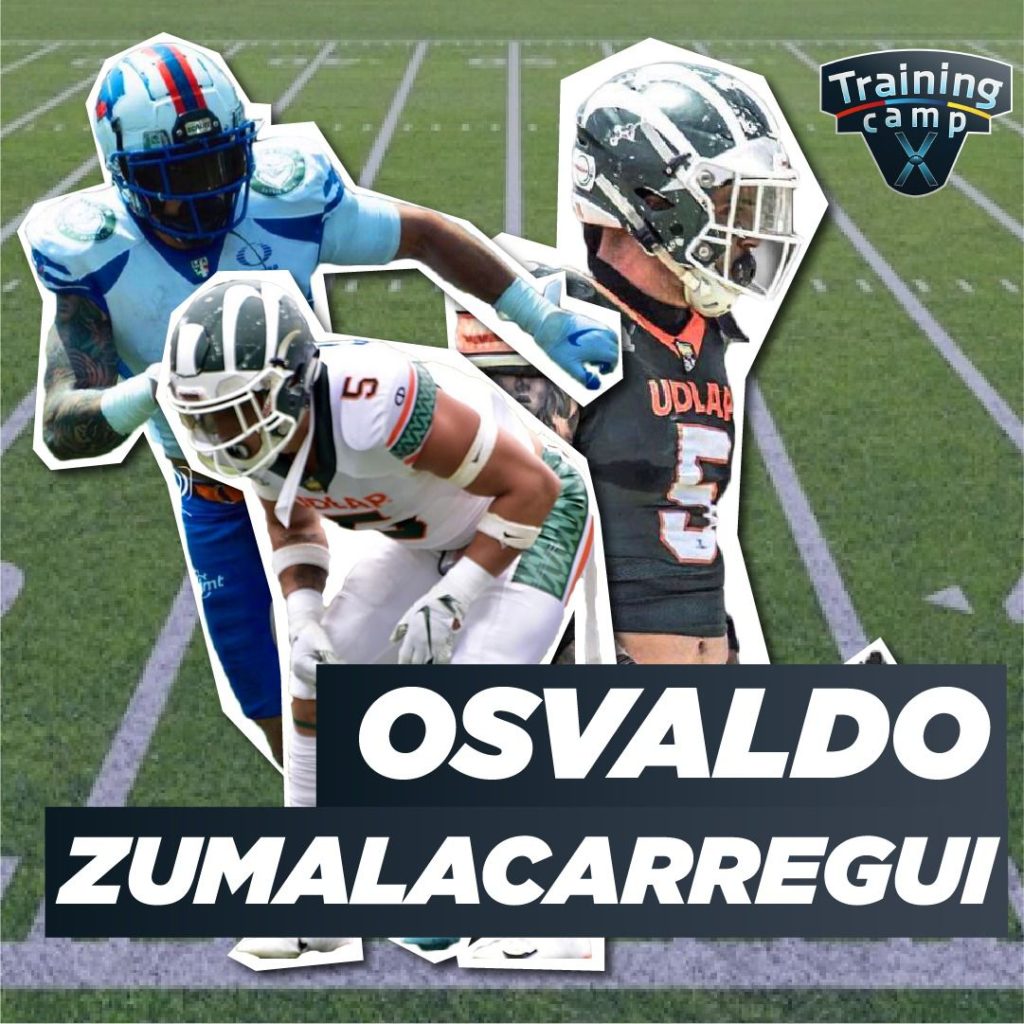 X training Camp defensive back Osvaldo Zumalacarregui