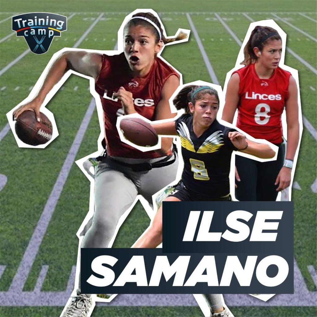 instructora de Flag Football Ilse Samano