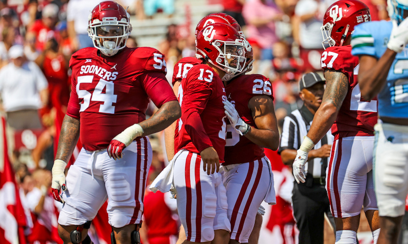 Victoria de Sooners de Oklahoma en la primera semana del football colegial NCAA