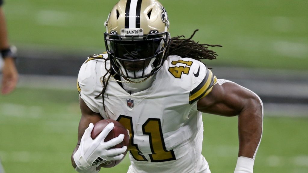 alvin kamara llegando a la semana 5 NFL